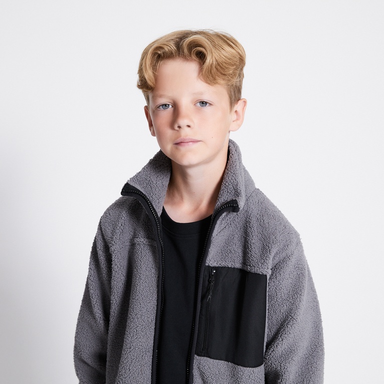 Pile jacket "Edor Star" Grey